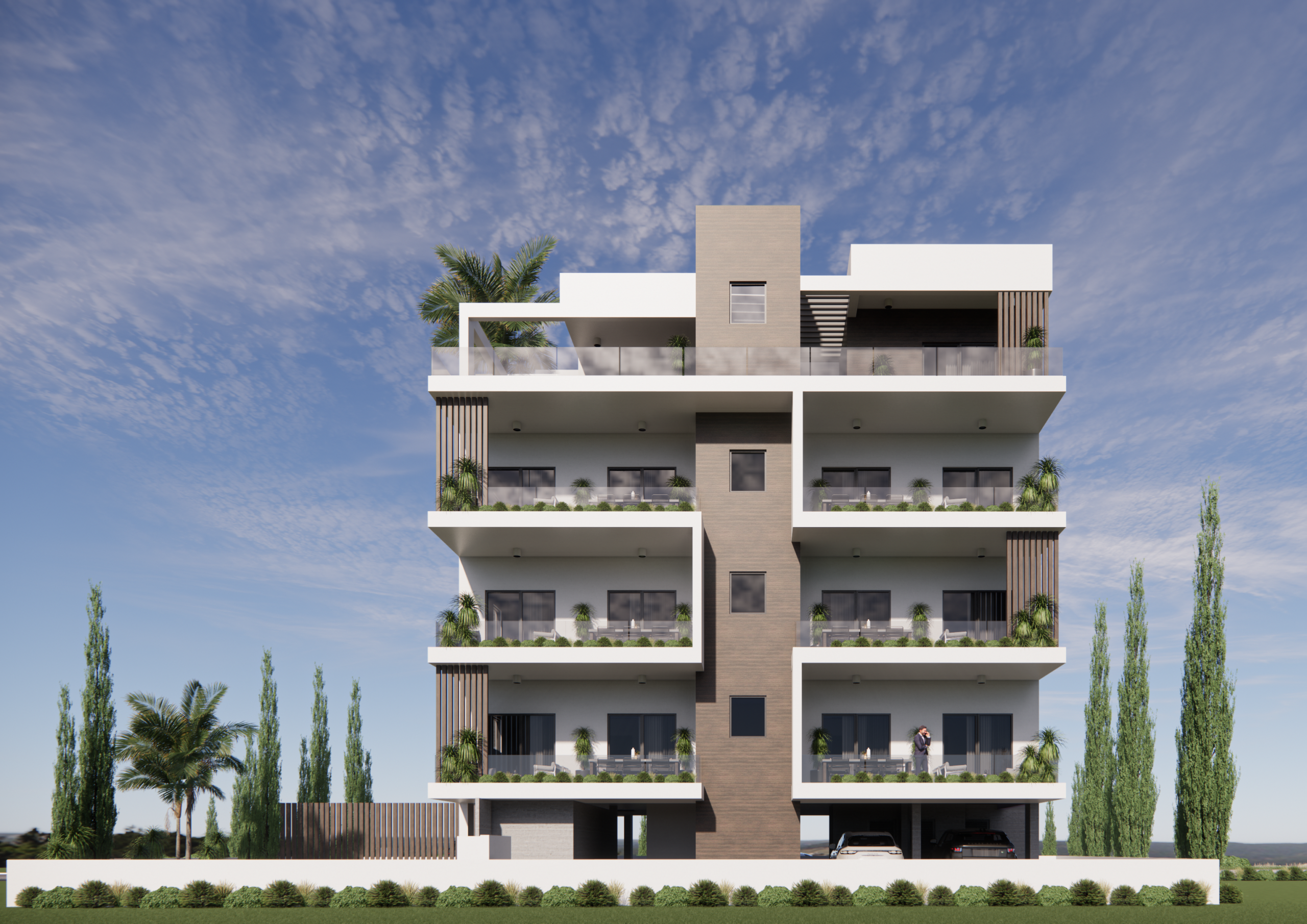 בניין דירות בפאפוס קפריסין - יוניברסל פרויקט